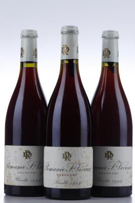 ROMANEE ST VIVANT 1994 - Marc Rougeot Dupin - 3 Bottles