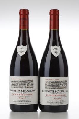 RUCHOTTES CHAMBERTIN CLOS DES RUCHOTTES 2016 - Armand Rousseau - 2 Bottles