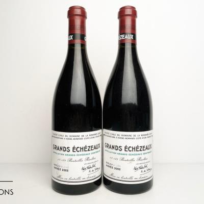 GRANDS ECHEZEAUX 2002 - Domaine de la Romanee Conti - 2 Bottles