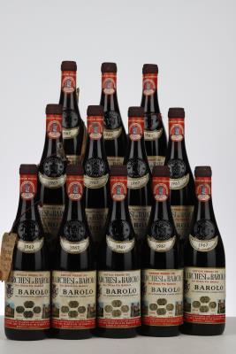 BAROLO 1967 - Marchesi di Barolo - 12 Bottles