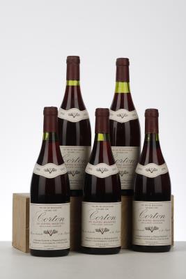 CORTON LES HAUTES MOUROTTES 1985 - Gaston et Pierre Ravaut - 5 Bottles