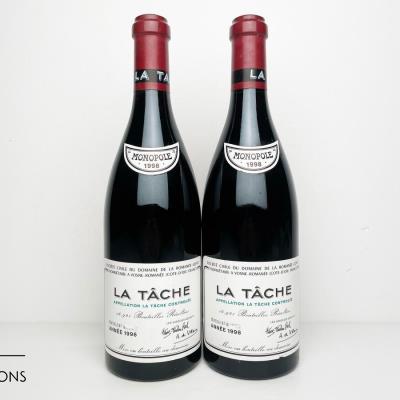 LA TACHE 1998 - Domaine de la Romanee Conti - 2 Bottles