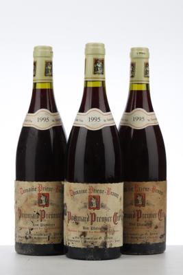 POMMARD LES PLATIERES 1995 - Prieur Brunet - 3 Bottles