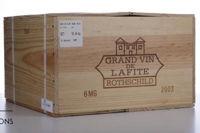 LAFITE ROTHSCHILD 2003 - 6 Bottles in Owc 6