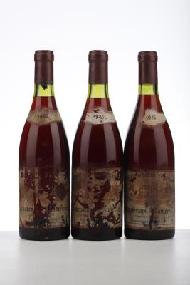 SANTENAY GRAVIERES 1985 - Domaine des Hautes Cornières - 3 Bottles