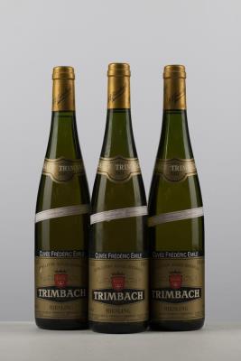 RIESLING CUVEE FREDERIC EMILE VENDANGES TARDIVES 2001 - Trimbach - 3 Bottles