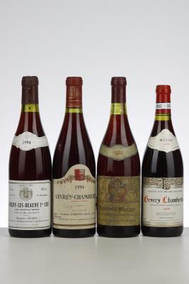 RED BURGUNDY 3* GEVREY CHAMBERTIN + 1*CHAMBOLLE MUSIGNY MIXED - Ecard/Delhaize/Esmonin/Roudeix - 4 Bottles