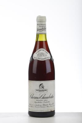 CHARMES CHAMBERTIN 1978 - Patriarche - 1 Bottle