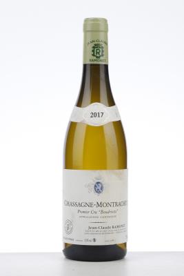 CHASSAGNE MONTRACHET BLANC BOUDRIOTTE 2017 - Ramonet - 1 Bottle