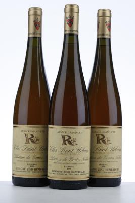 RIESLING CLOS ST URBAIN RANGEN DE THANN SELECTION DE GRAINS NOBLES 1998 - Zind Humbrecht - 3 Bottles