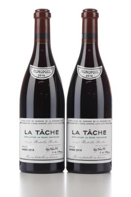 LA TACHE 2016 - Domaine de La Romanee Conti - 2 Bottles