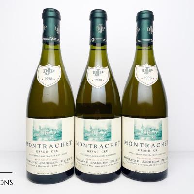 MONTRACHET 1998 - Jacques Prieur - 3 Bottles