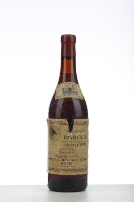 BAROLO MARCENASCO 1978 - Renato Ratti - 1 Bottle