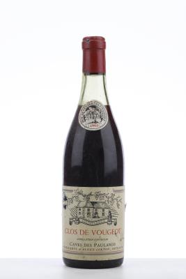 CLOS DE VOUGEOT 1964 - Caves des Paulands - 1 Bottle