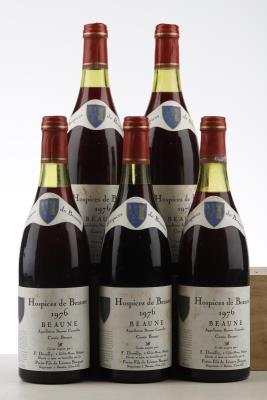 HOSPICES DE BEAUNE BEAUNE 1ER CRU CUVEE BRUNET 1976 - F. Desilly - 5 Bottles - Oc 6