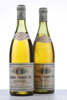CHABLIS FOURCHAUME 1976 - Lamblin - 2 Bottles