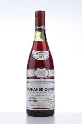 ROMANEE CONTI 1982 - Domaine de la Romanee Conti - 1 Bottle