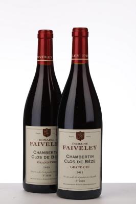 CHAMBERTIN CLOS DE BEZE 2015 - Faiveley - 2 Bottles
