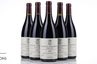 VOLNAY CHAMPANS 2003 - Comtes Lafon - 5 Bottles