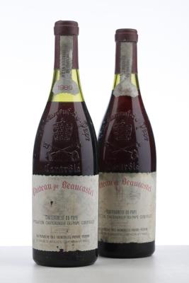 CHATEAUNEUF DU PAPE BEAUCASTEL 1989 - Beaucastel - 2 Bottles