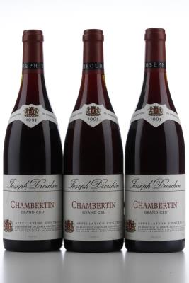 CHAMBERTIN Joseph Drouhin 1995 - 3 Bottles