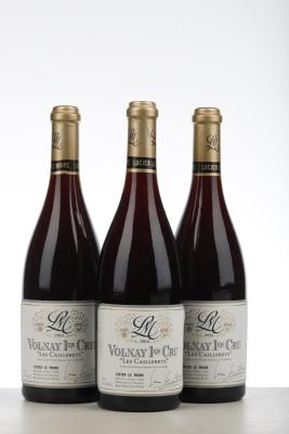 VOLNAY LES CAILLERETS 2015 - Lucien Le Moine - 3 Bottles