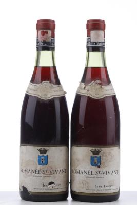 ROMANEE ST VIVANT 1972 - Jean Lefort - 2 Bottles