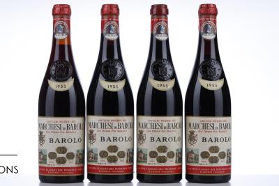 BAROLO 1955 - Marchesi di Barolo - 8 Bottles