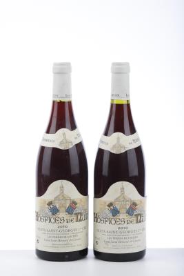 HOSPICES DE NUITS NUITS ST GEORGES LES TERRES BLANCHES CUVEE SAINT BERNARD DE CITEAUX 2010 - La Cave des Paulands - 2 Bottles