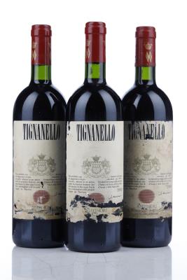 TIGNANELLO 1990 - Antinori - 3 Bottles