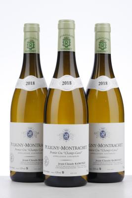 PULIGNY MONTRACHET CHAMPS CANET 2018 - Ramonet - 3 Bottles
