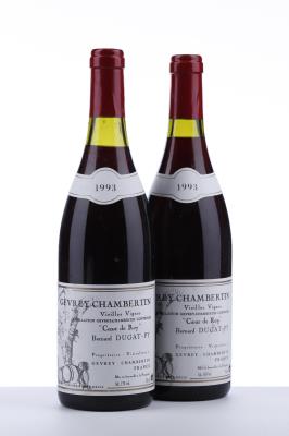 GEVREY CHAMBERTIN COEUR DE ROY VIEILLES VIGNES 1993 - Bernard Dugat Py - 2 Bottles