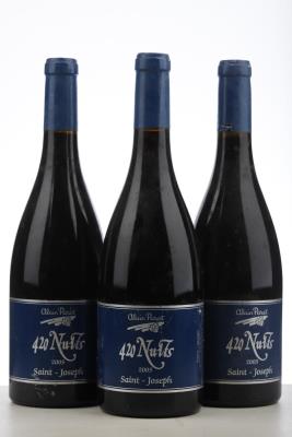 SAINT JOSEPH 420 NUITS 2005 - Alain Paret - 3 Bottles