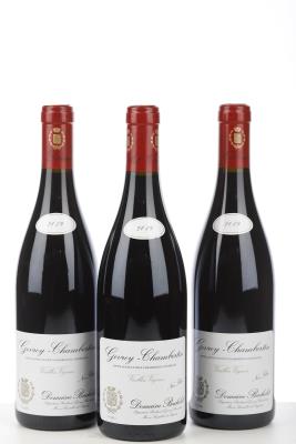 GEVREY CHAMBERTIN VIEILLES VIGNES 2019 - Denis Bachelet - 3 Bottles