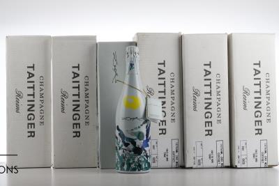 TAITTINGER COLLECTION ZAO WOU KI Taittinger 1998 - 6 Bottles in Oc 1