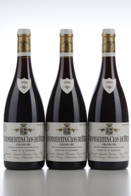 CHAMBERTIN CLOS DE BEZE 2006 - Armand Rousseau - 3 Bottles