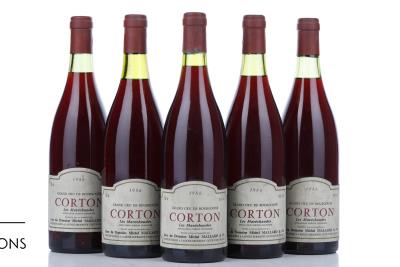 CORTON LES MARECHAUDES 1986 - Michel Mallard - 5 Bottles