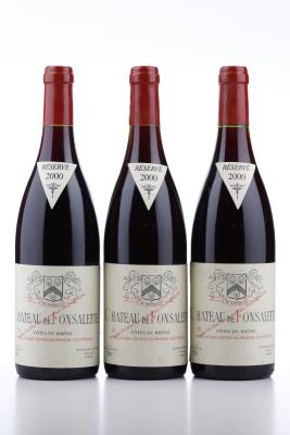 DE FONSALETTE 2000 - Chateau de Fonsalette - 3 Bottles