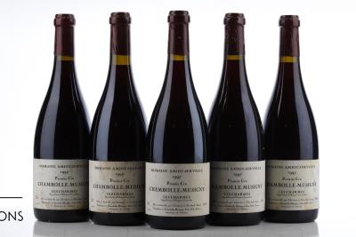 CHAMBOLLE MUSIGNY LES CHARMES 1997 - Amiot Servelle - 5 Bottles