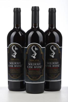 100% SANGIOVESE CASE BASSE 2018 - Soldera - 3 Bottles