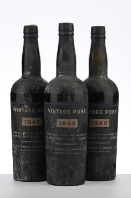 VINTAGE PORT SUAREZ 1945 - A. Mouchart & Fils - 3 Bottles