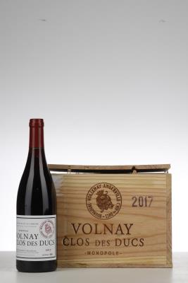 VOLNAY CLOS DES DUCS 2017 - Marquis d'Angerville - 6 Bottles - Owc 6