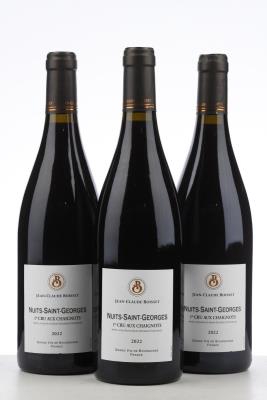 NUITS ST GEORGES AUX CHAIGNOTS 2022 - Jean Claude Boisset - 3 Bottles