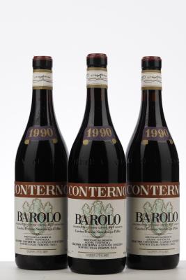 BAROLO CASCINA FRANCIA 1990 - Giacomo Conterno - 3 Bottles