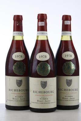 RICHEBOURG 1978 - Henri Jayer - 3 Bottles