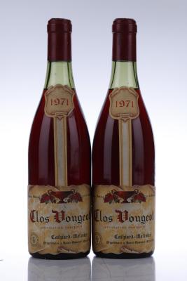 CLOS VOUGEOT 1971 - Cathiard Molinier - 2 Bottles