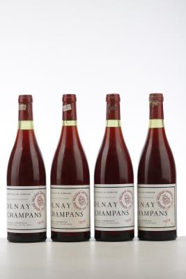 VOLNAY CHAMPANS 1978 - Marquis d'Angerville - 4 Bottles