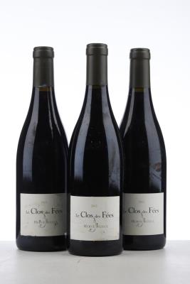 COTES DU ROUSSILLON VILLAGES LE CLOS DES FEES 2015 - Herve Bizeul - 3 Bottles