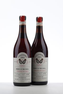 BAROLO BRICCO BUSSIA VIGNA CICALA 1982 - Conterno Aldo - 2 Bottles