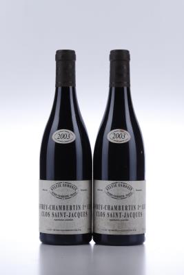 GEVREY CHAMBERTIN CLOS ST JACQUES 2003 - Sylvie Esmonin - 2 Bottles